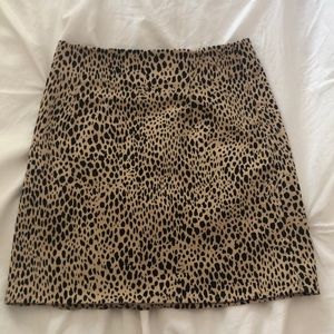 brandy melville cheetah skirt